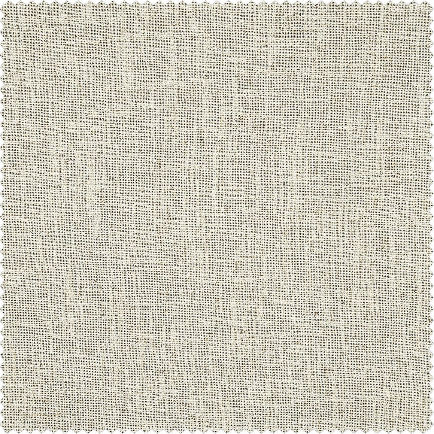 Malted Cream Heavy Faux Linen Swatch