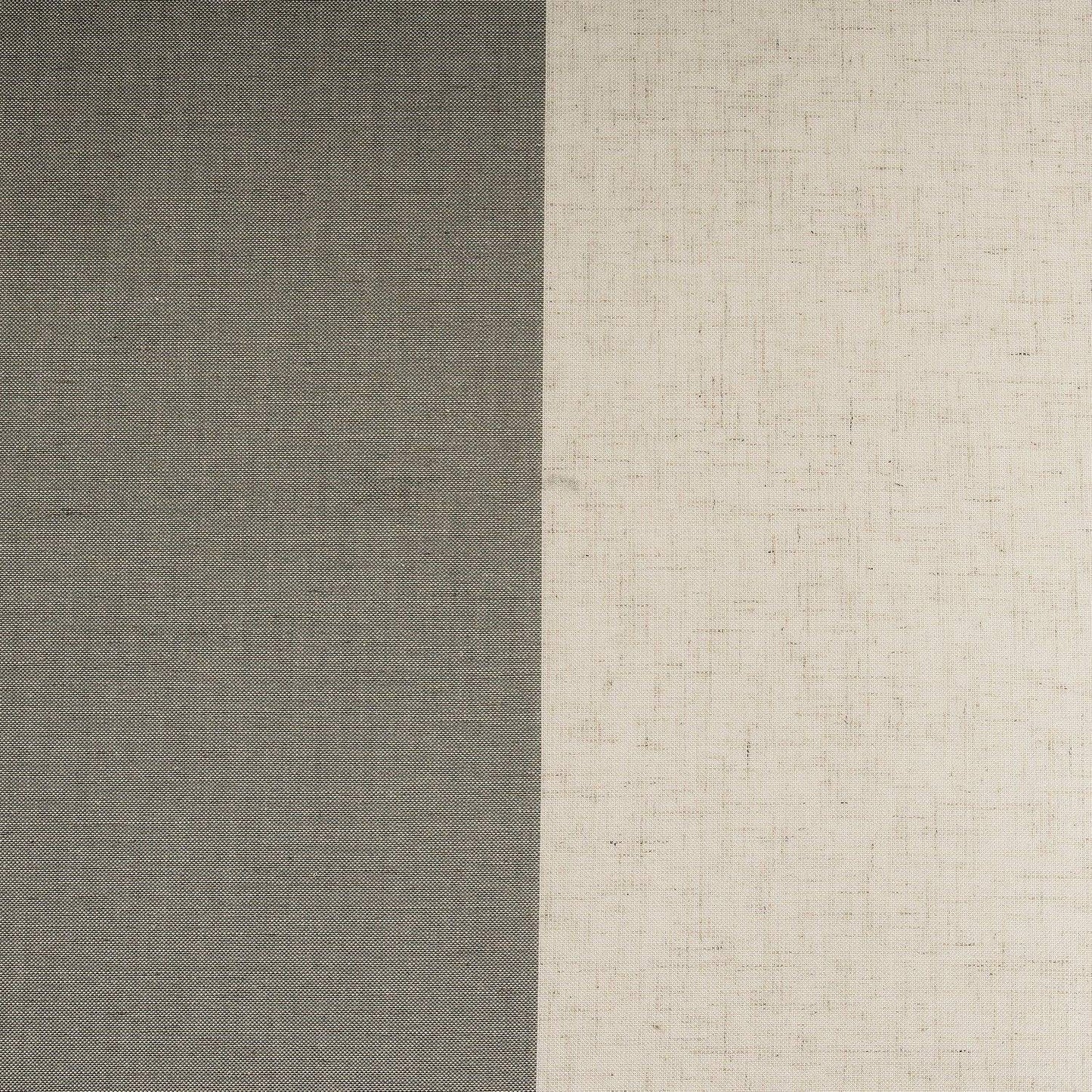 Del Mar Stone Striped Linen Blend Sheer Custom Curtain