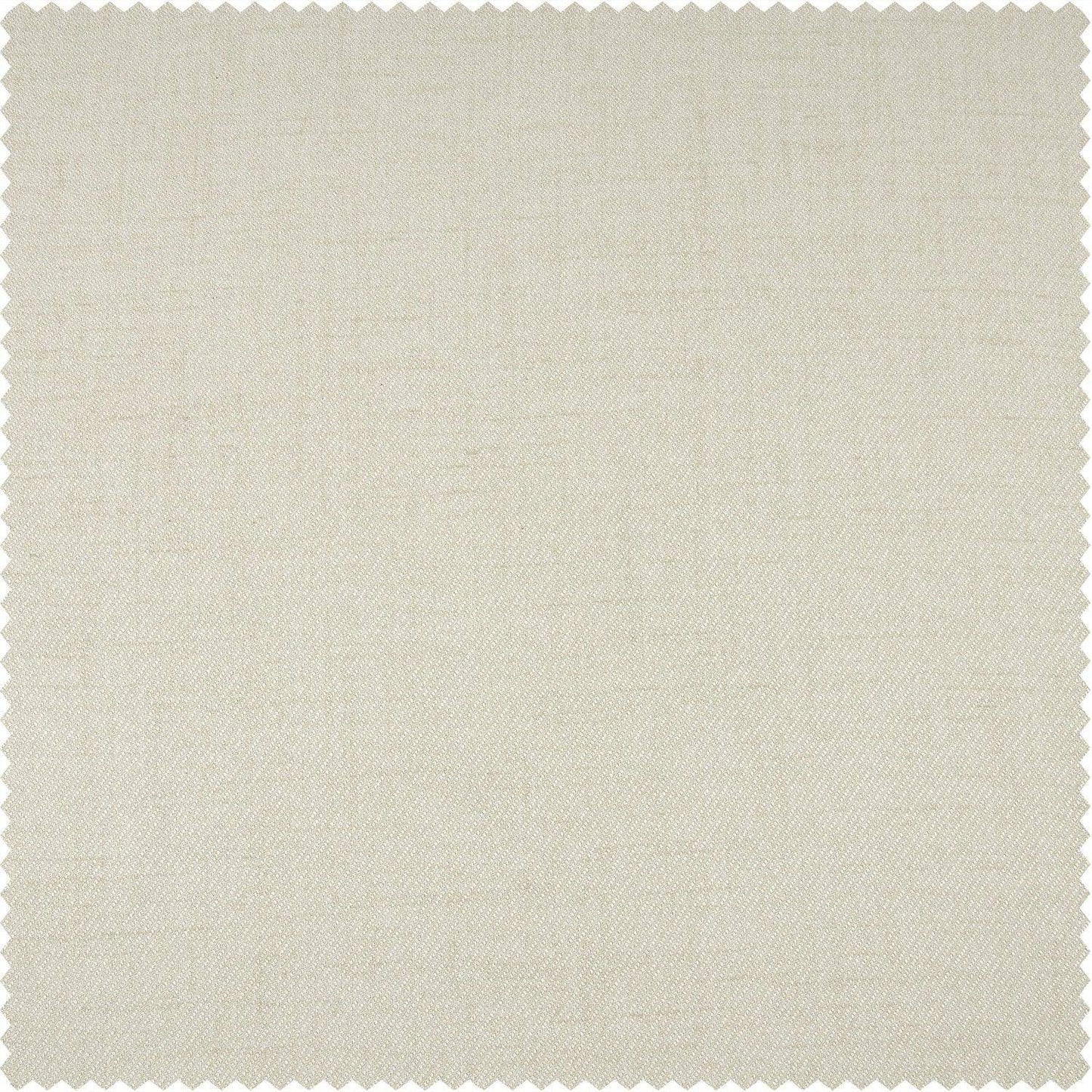 Creamy Ivory Heathered Woolen Weave Swatch - HalfPriceDrapes.com