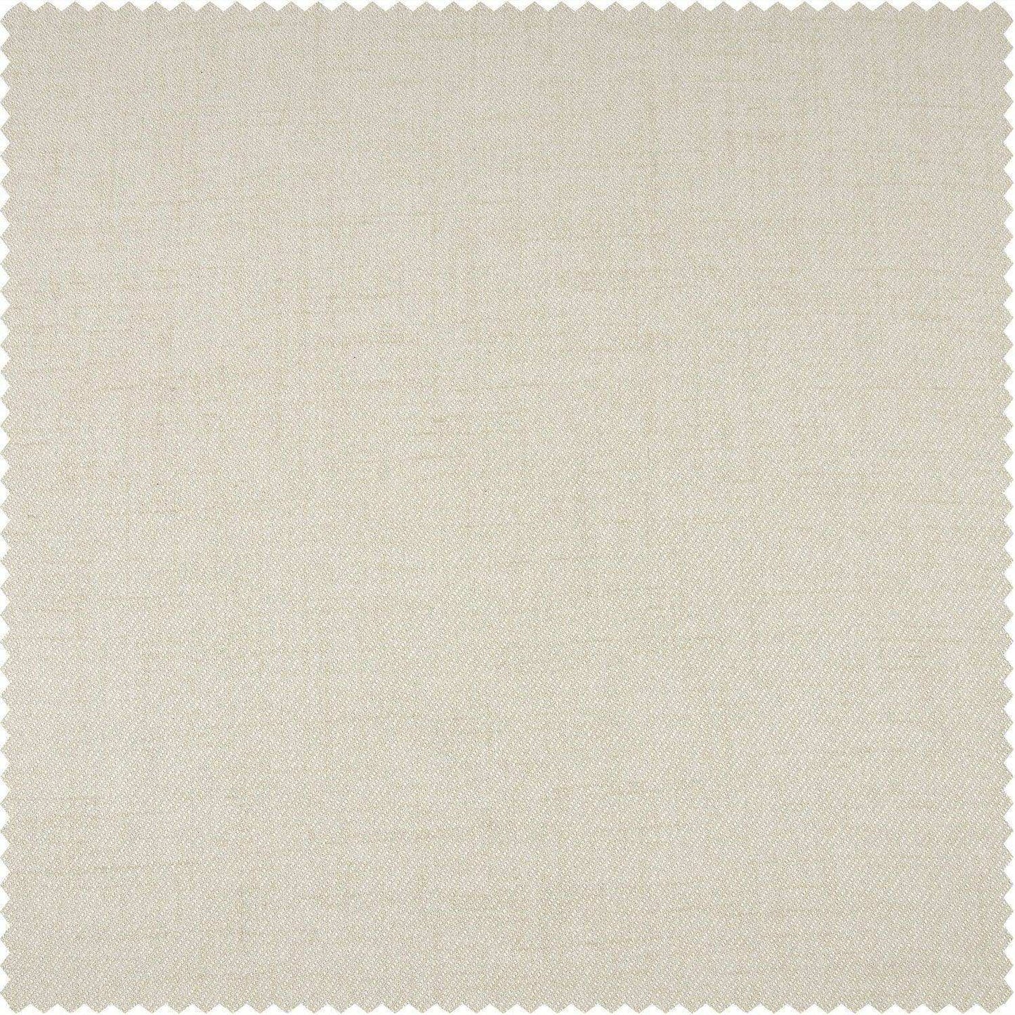 Creamy Ivory Heathered Woolen Weave Swatch - HalfPriceDrapes.com