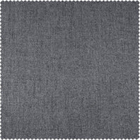 Modern Grey Heathered Woolen Weave Swatch - HalfPriceDrapes.com