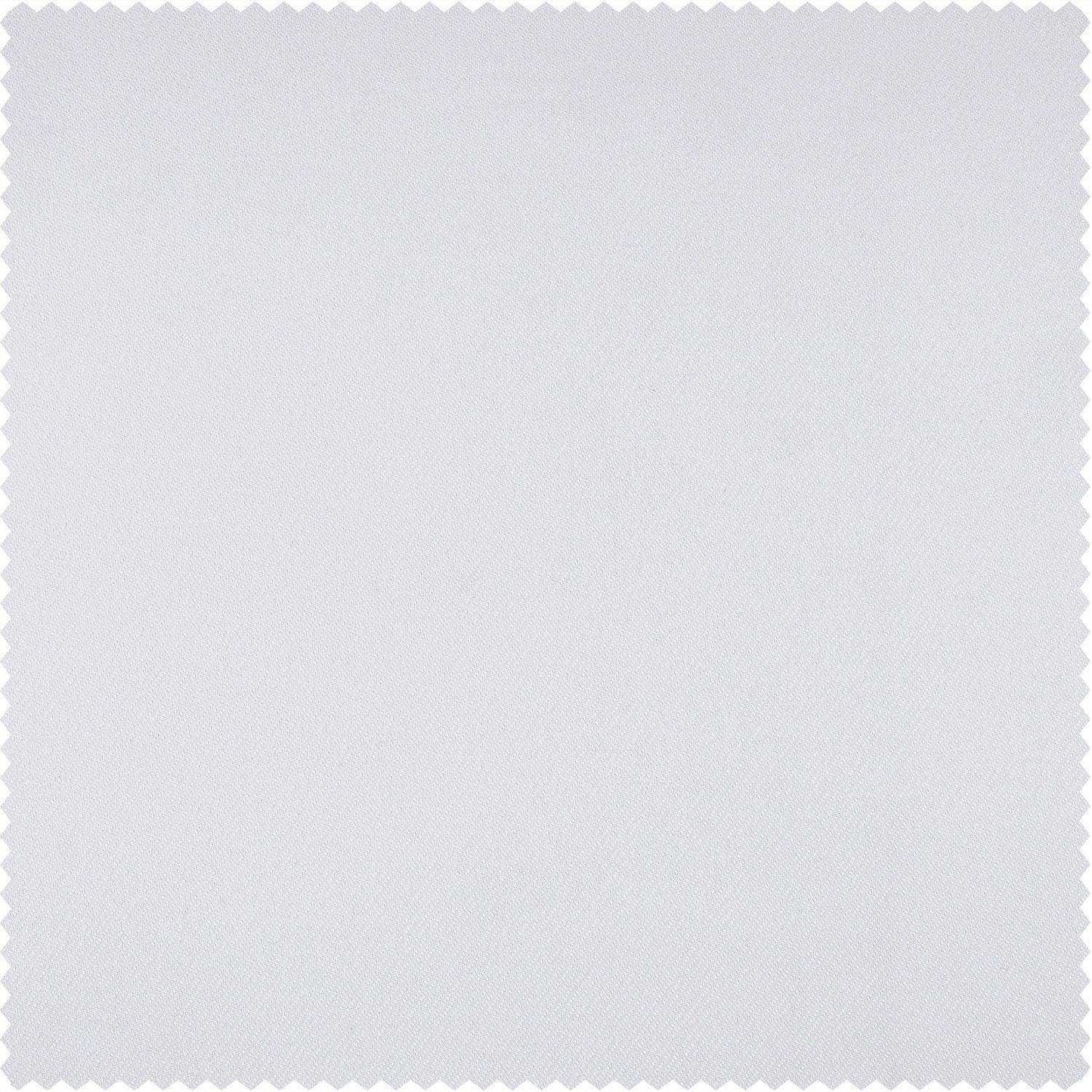 Snow White Heathered Woolen Weave Swatch - HalfPriceDrapes.com
