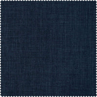 Sergeants Blue Italian Faux Linen Swatch