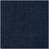Sergeants Blue Italian Faux Linen Swatch