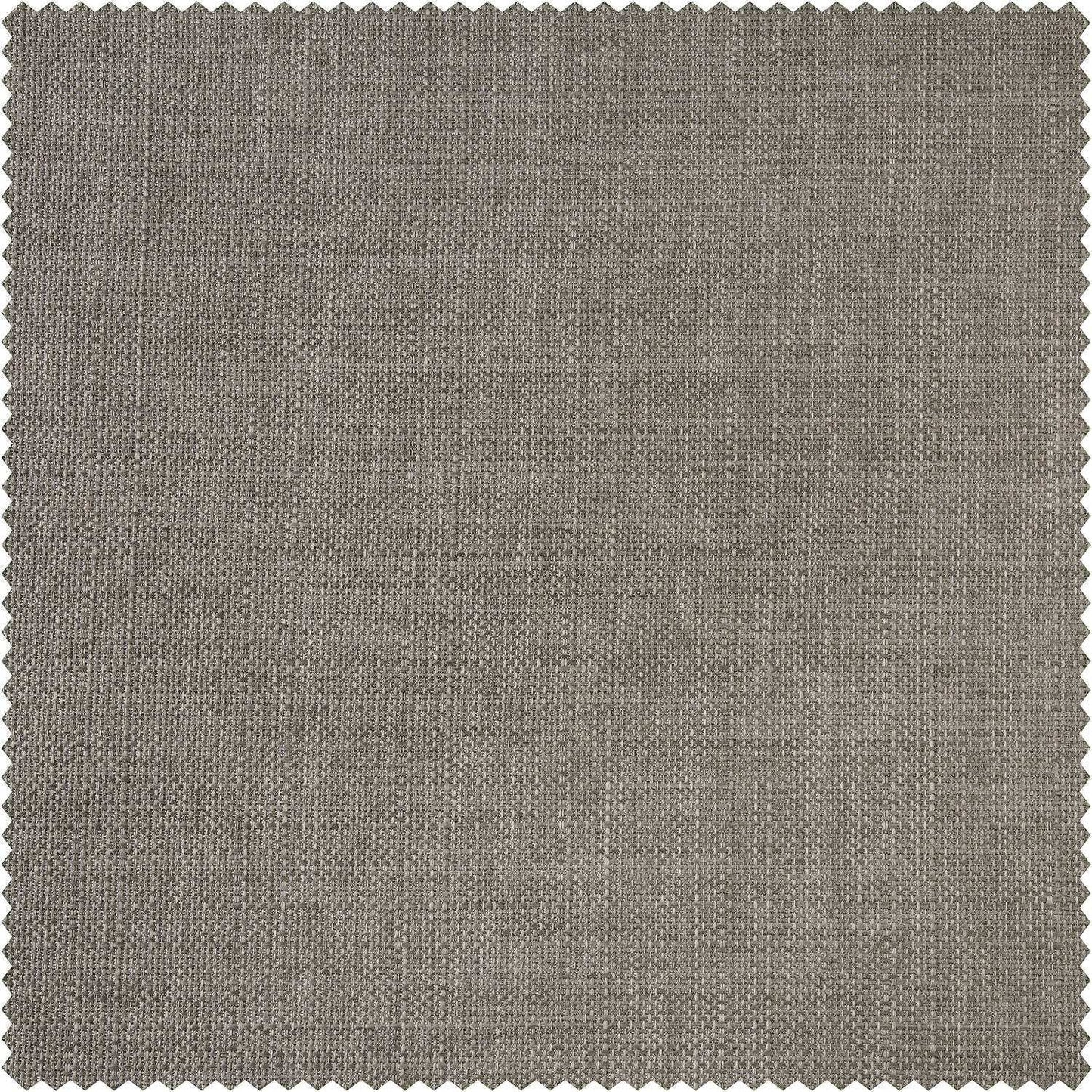 Fossil Grey Italian Faux Linen Swatch