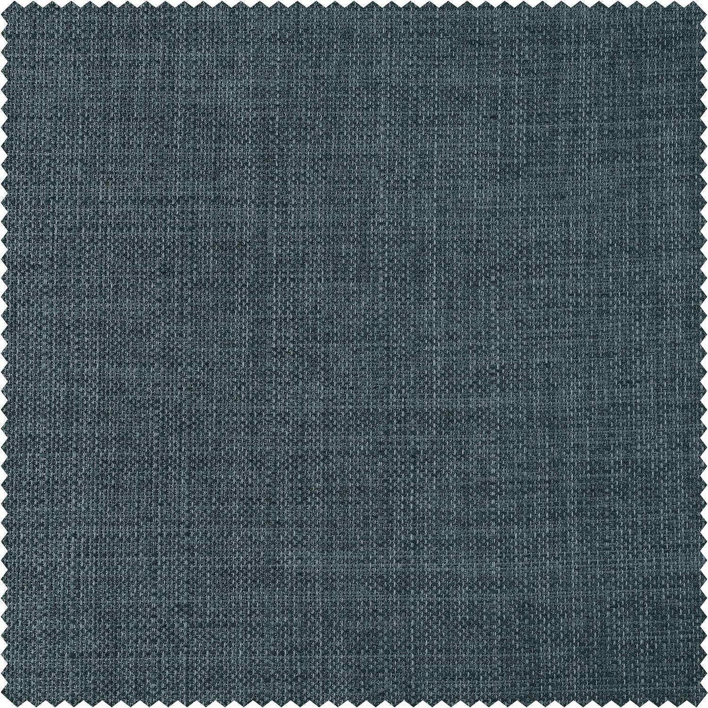 Sweden Blue Italian Faux Linen Swatch