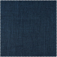 Voyager Blue Faux Linen Swatch - HalfPriceDrapes.com