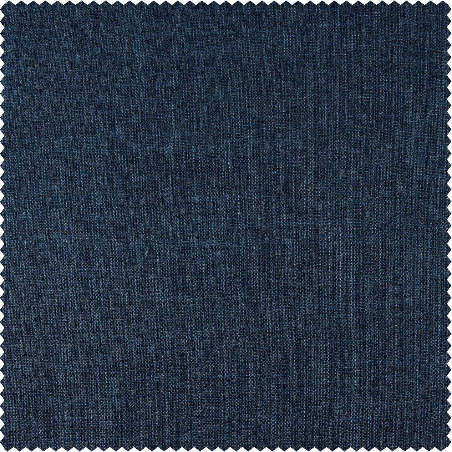 Voyager Blue Faux Linen Swatch - HalfPriceDrapes.com
