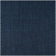 Voyager Blue Faux Linen Swatch - HalfPriceDrapes.com