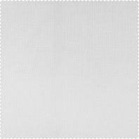 Mission White Faux Linen Swatch - HalfPriceDrapes.com