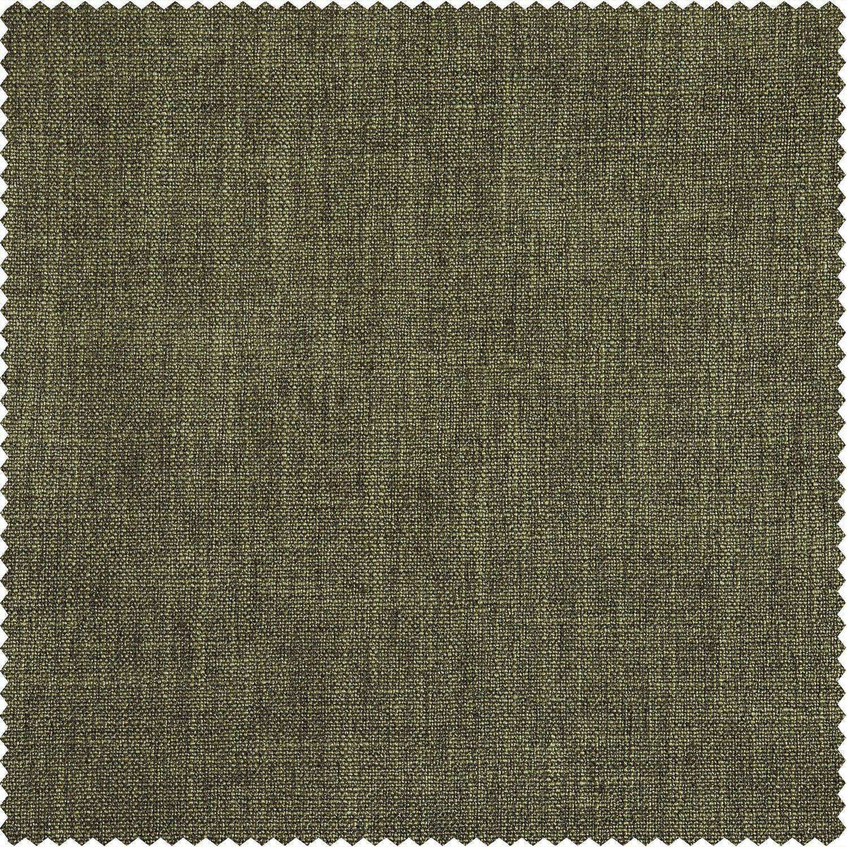 Khaki Green Simply Faux Linen Swatch