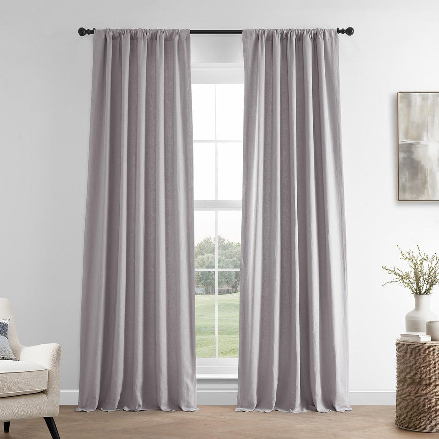 Earl Grey French Linen Curtain - HalfPriceDrapes.com