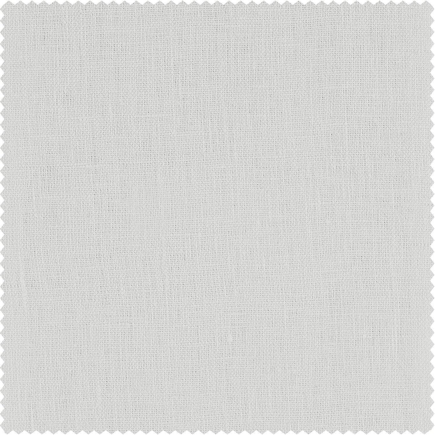 Crisp White French Linen Swatch - HalfPriceDrapes.com