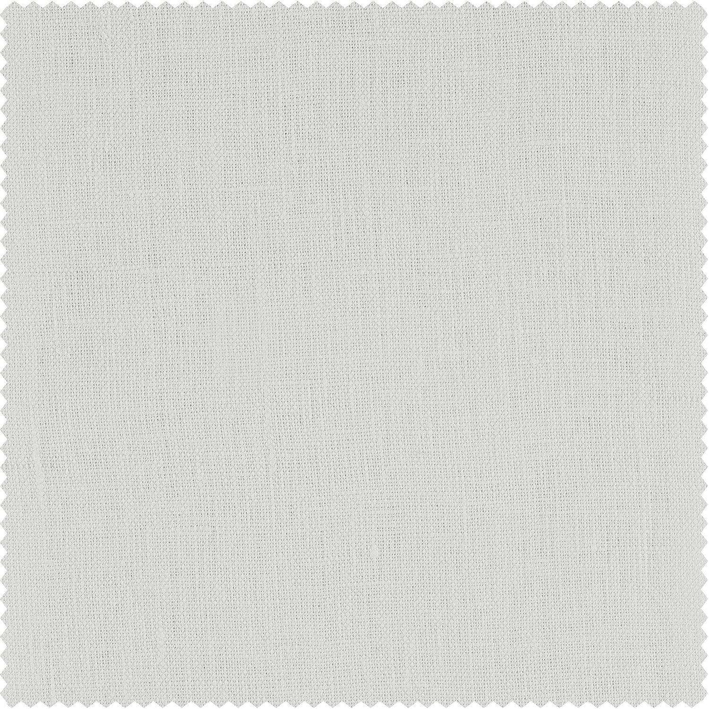 Crisp White French Linen Swatch - HalfPriceDrapes.com