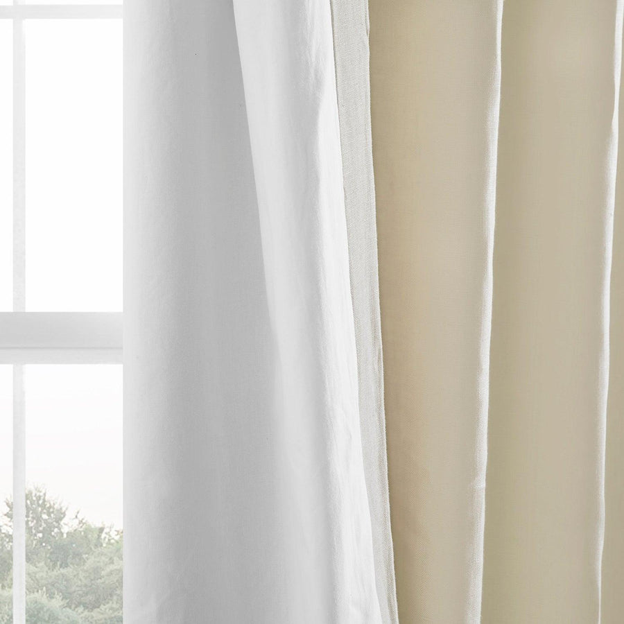 Ancient Ivory French Linen Curtain - HalfPriceDrapes.com