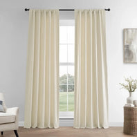 Ancient Ivory French Linen Curtain - HalfPriceDrapes.com
