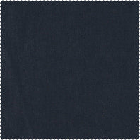Native Navy French Linen Swatch - HalfPriceDrapes.com
