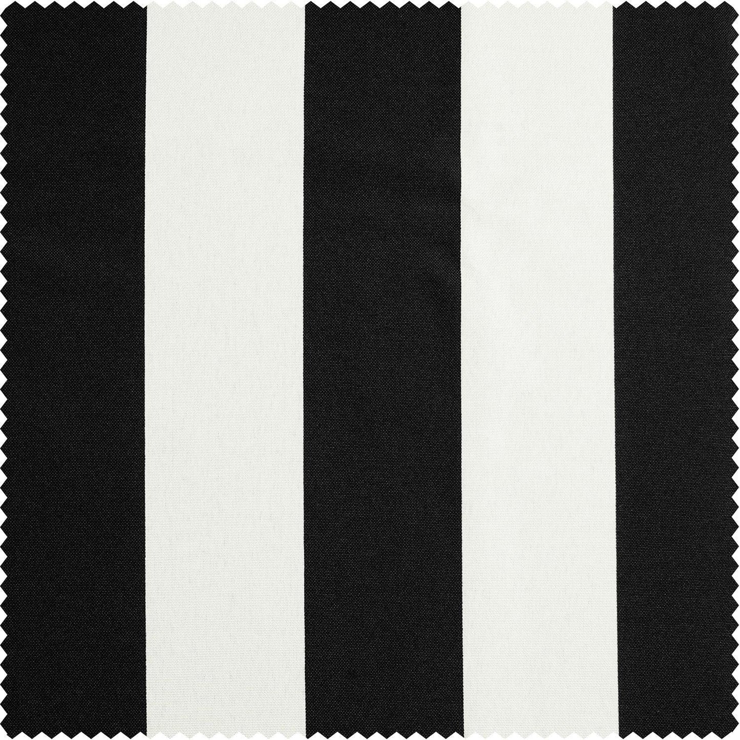 Nautical Black Striped Villanova Outdoor Swatch