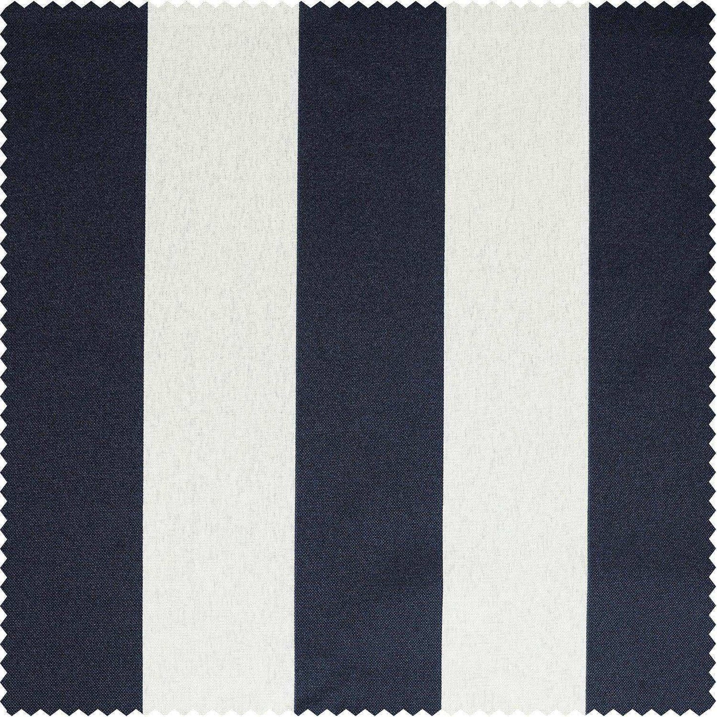 Nautical Navy Blue Striped Villanova Outdoor Swatch