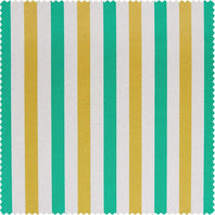 Tropical Sunrise Multi Green & Yellow Striped Villanova Outdoor Swatch