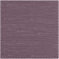 Smokey Plum Vintage Textured Faux Dupioni Silk Swatch - HalfPriceDrapes.com
