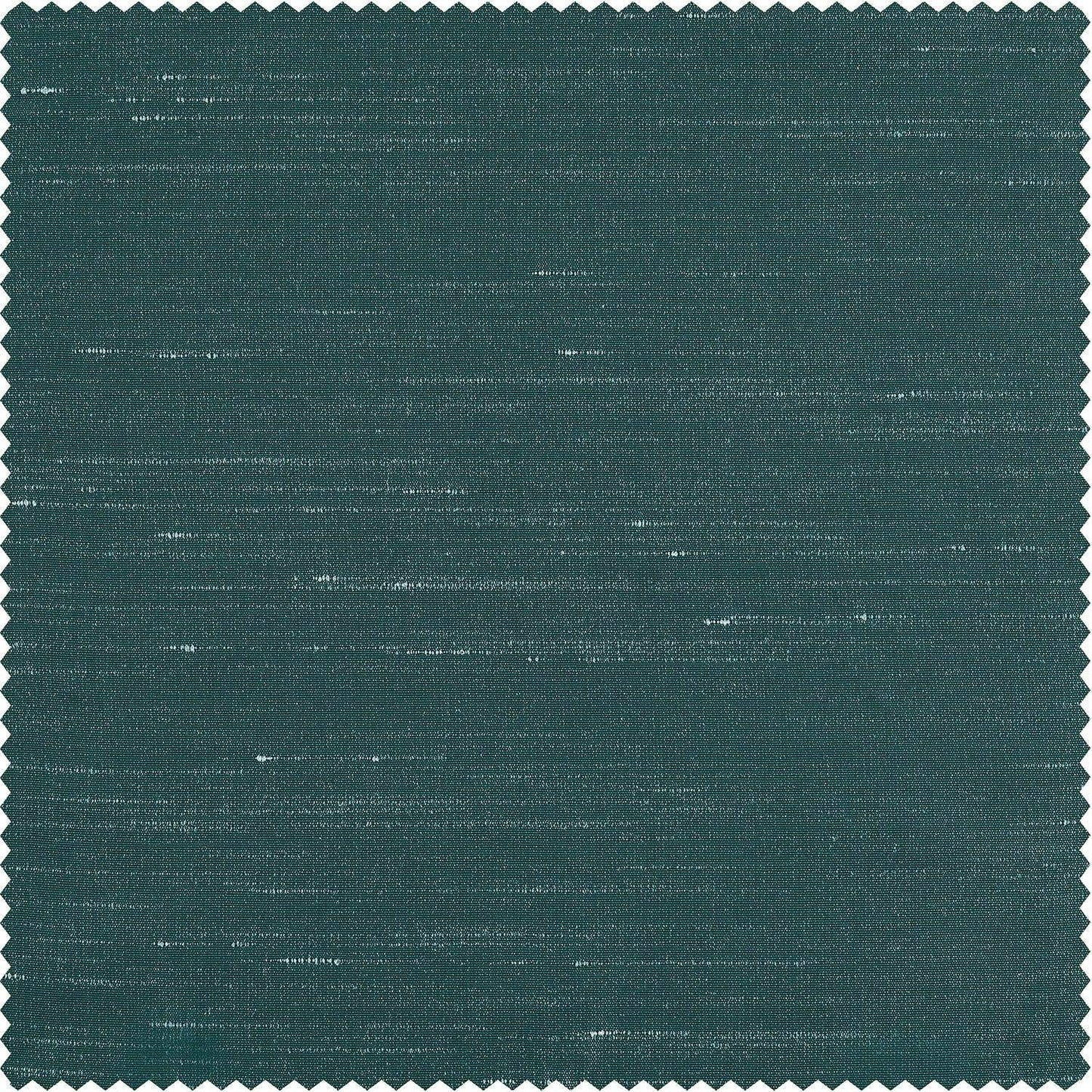 Peacock Vintage Textured Faux Dupioni Silk Swatch - HalfPriceDrapes.com