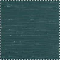 Peacock Vintage Textured Faux Dupioni Silk Swatch - HalfPriceDrapes.com