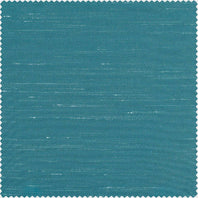Nassau Blue Vintage Textured Faux Dupioni Silk Swatch