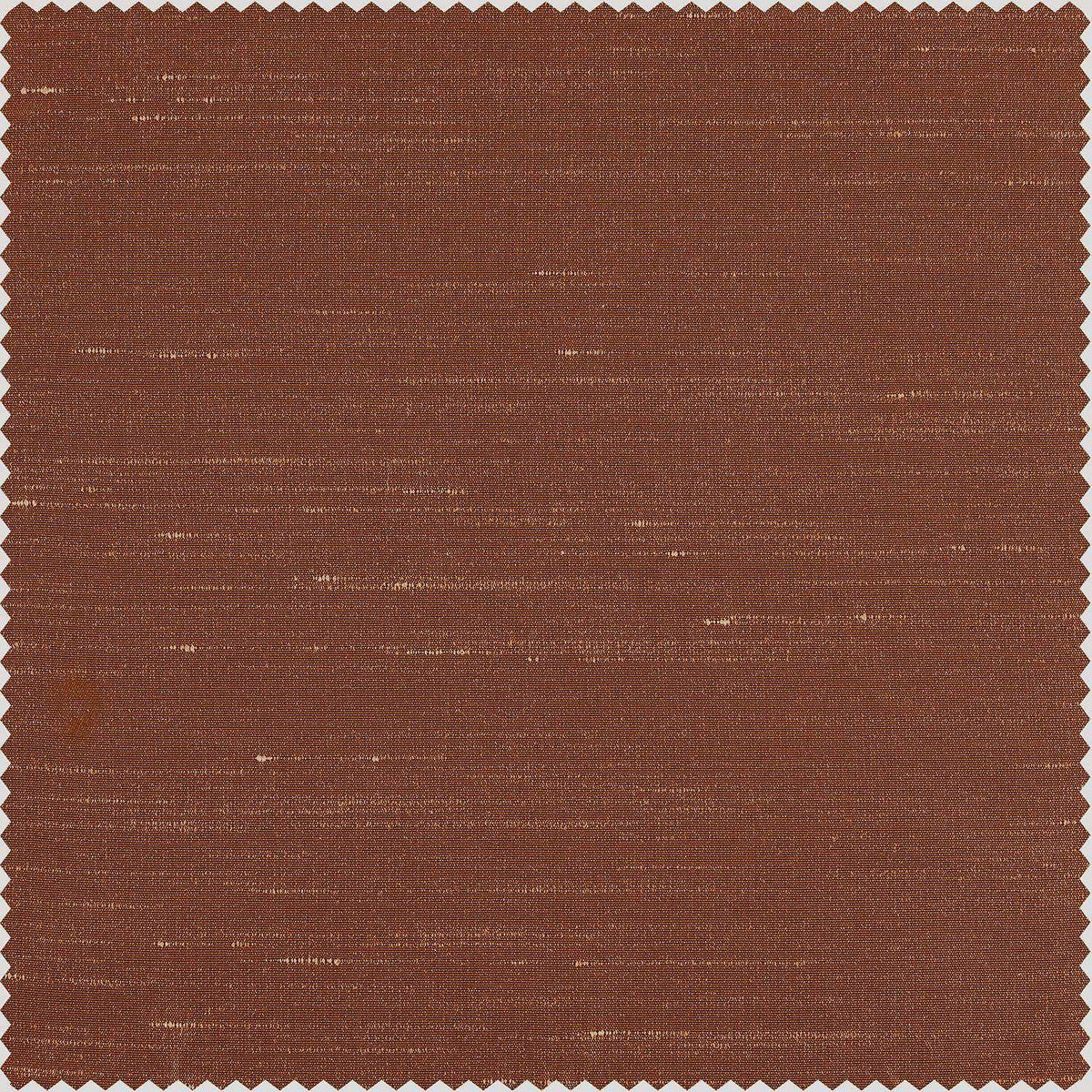 Copper Kettle Vintage Textured Faux Dupioni Silk Custom Curtain - HalfPriceDrapes.com