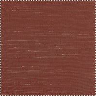 Copper Kettle Vintage Textured Faux Dupioni Silk Swatch