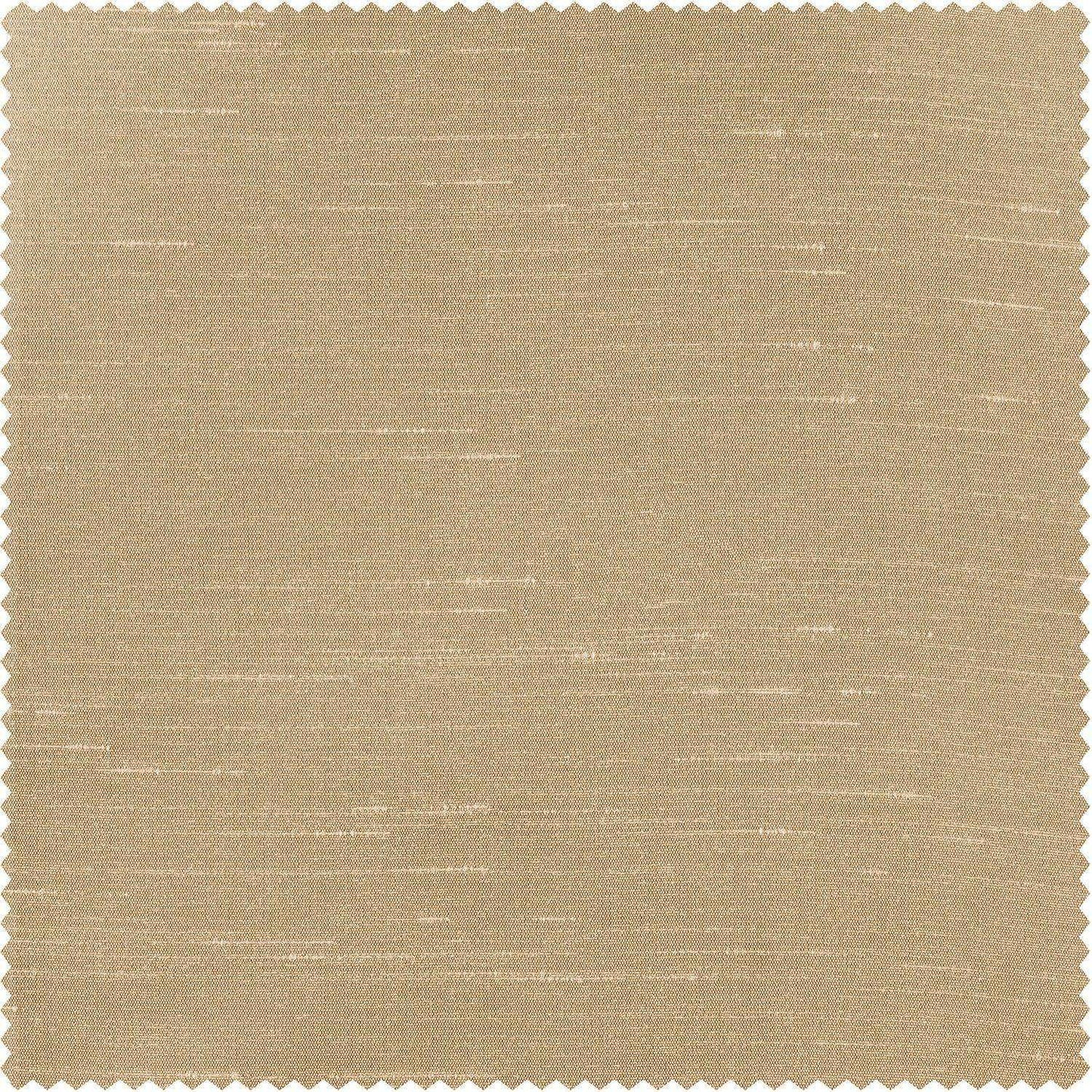 Almond Textured Faux Dupioni Silk Swatch - HalfPriceDrapes.com