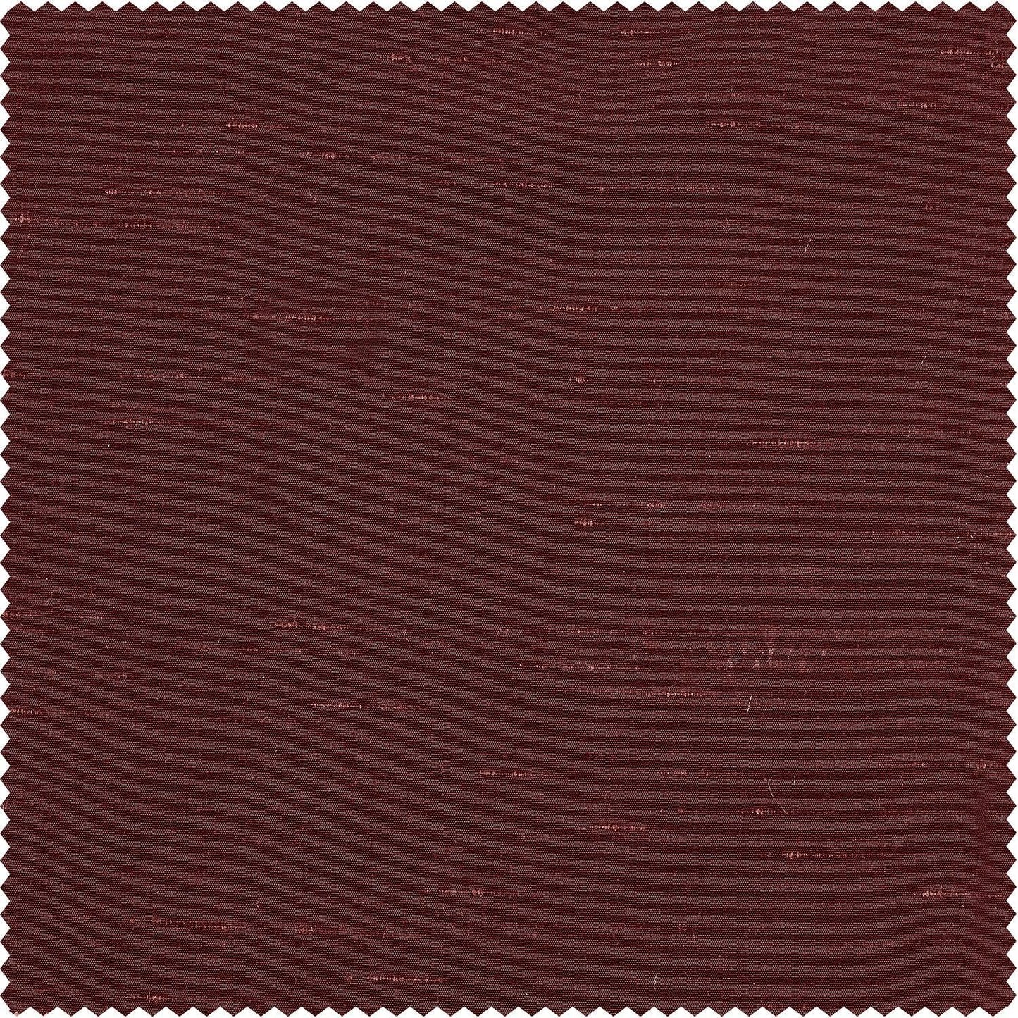 Ruby Vintage Textured Faux Dupioni Silk Swatch - HalfPriceDrapes.com