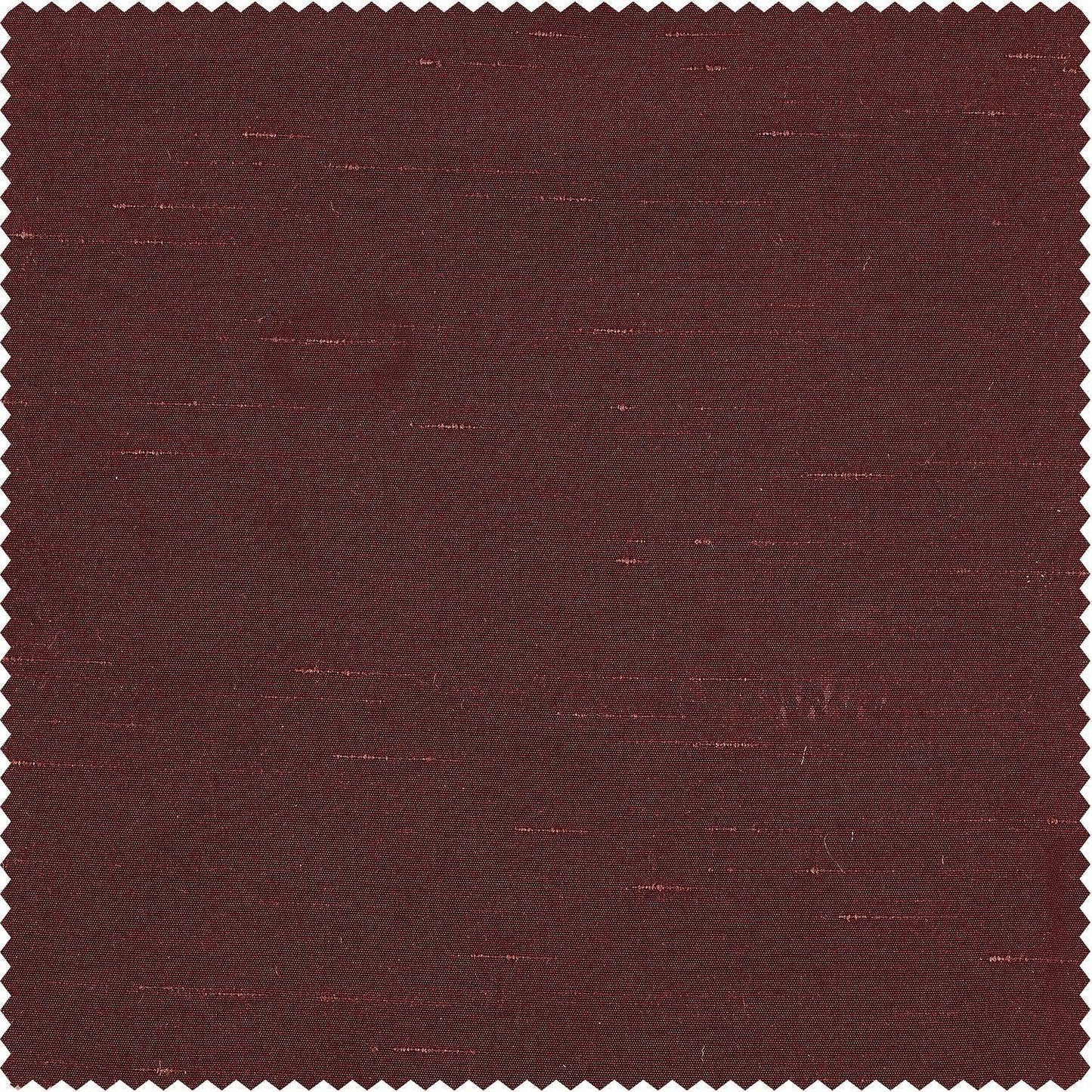 Ruby Vintage Textured Faux Dupioni Silk Swatch - HalfPriceDrapes.com