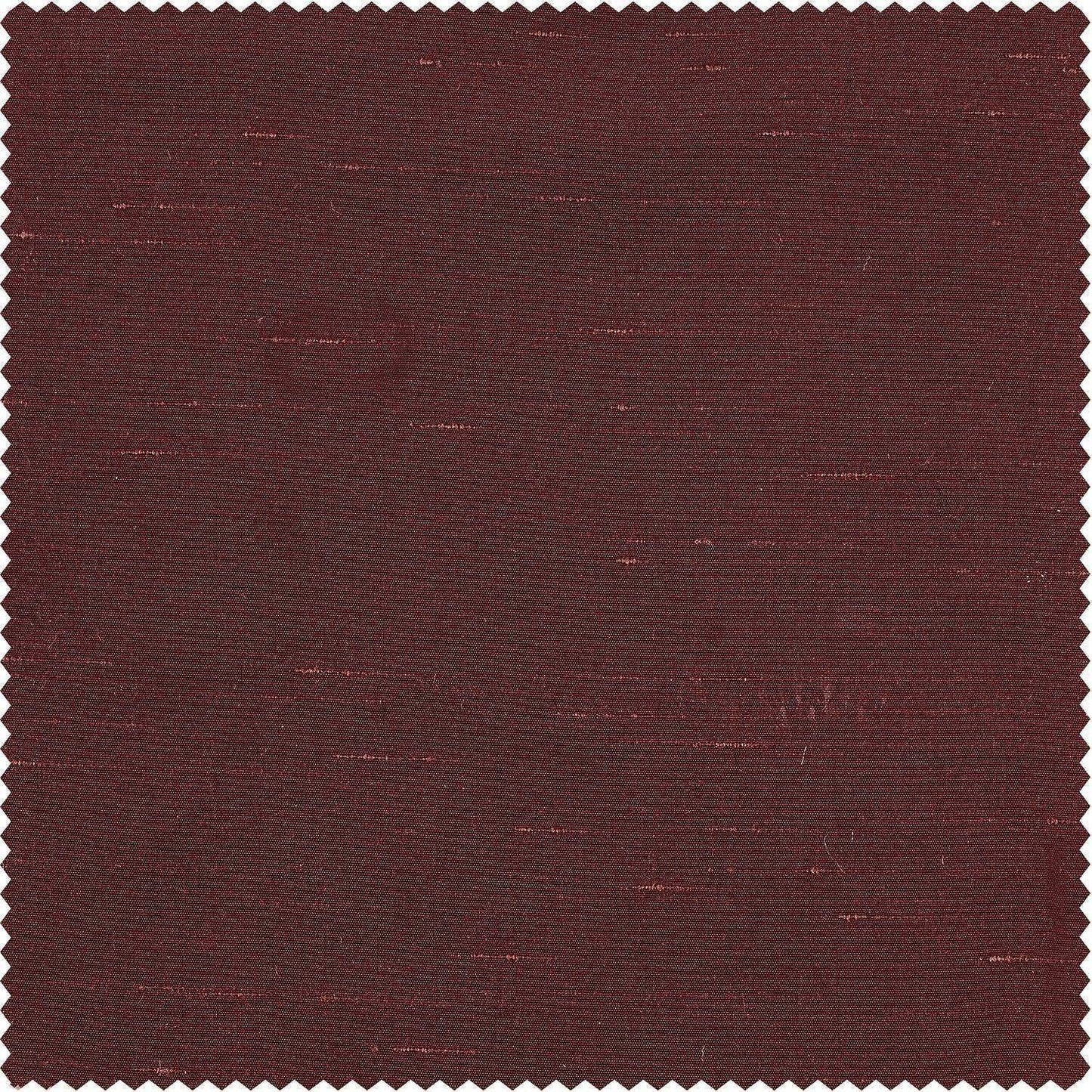 Ruby Vintage Textured Faux Dupioni Silk Swatch - HalfPriceDrapes.com