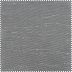 Storm Grey Vintage Textured Faux Dupioni Silk Tie-Up Window Shade
