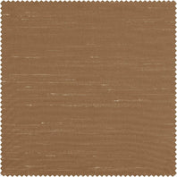 Flax Gold Vintage Textured Faux Dupioni Silk Swatch