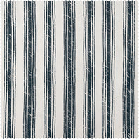 Ink Wash Stripe Navy Striped Digital Printed Cotton Twill Swatch