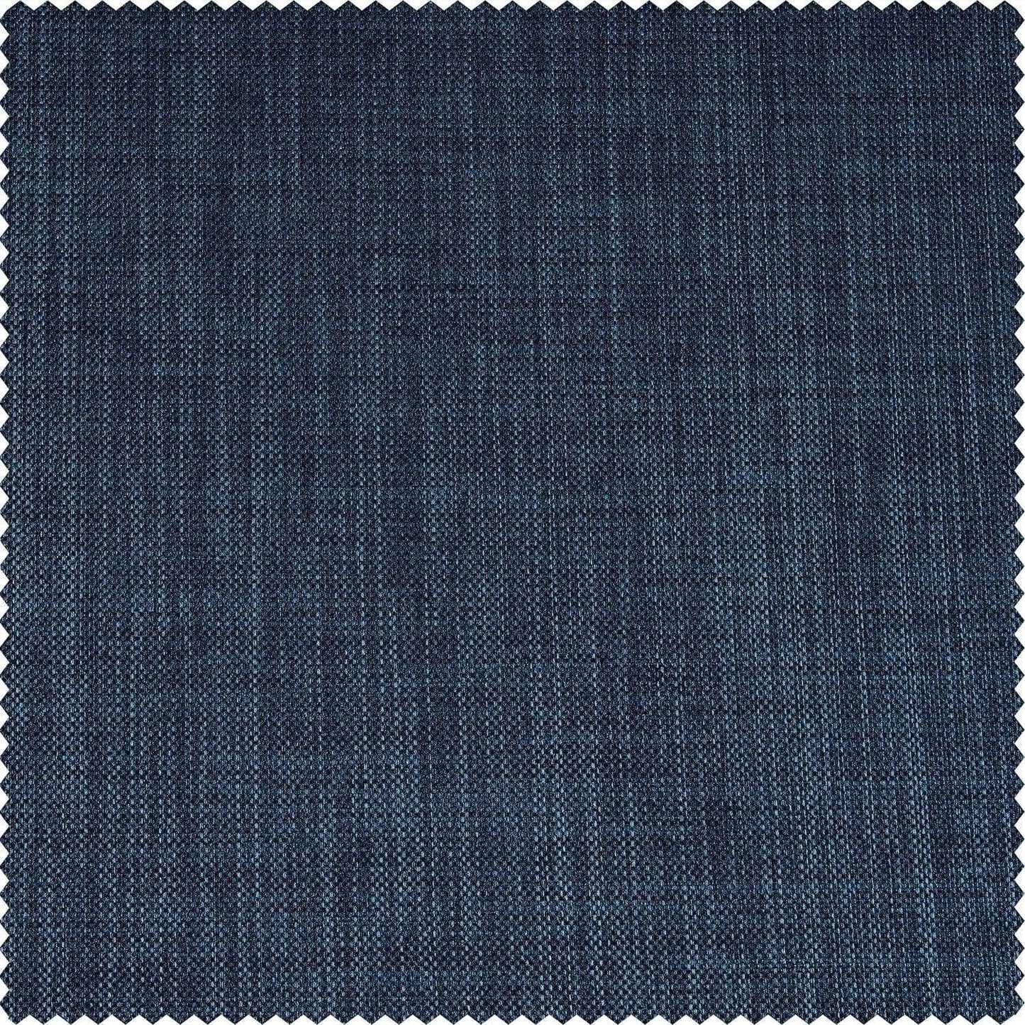 Dark Blue Performance Linen Hotel Blackout Swatch - HalfPriceDrapes.com