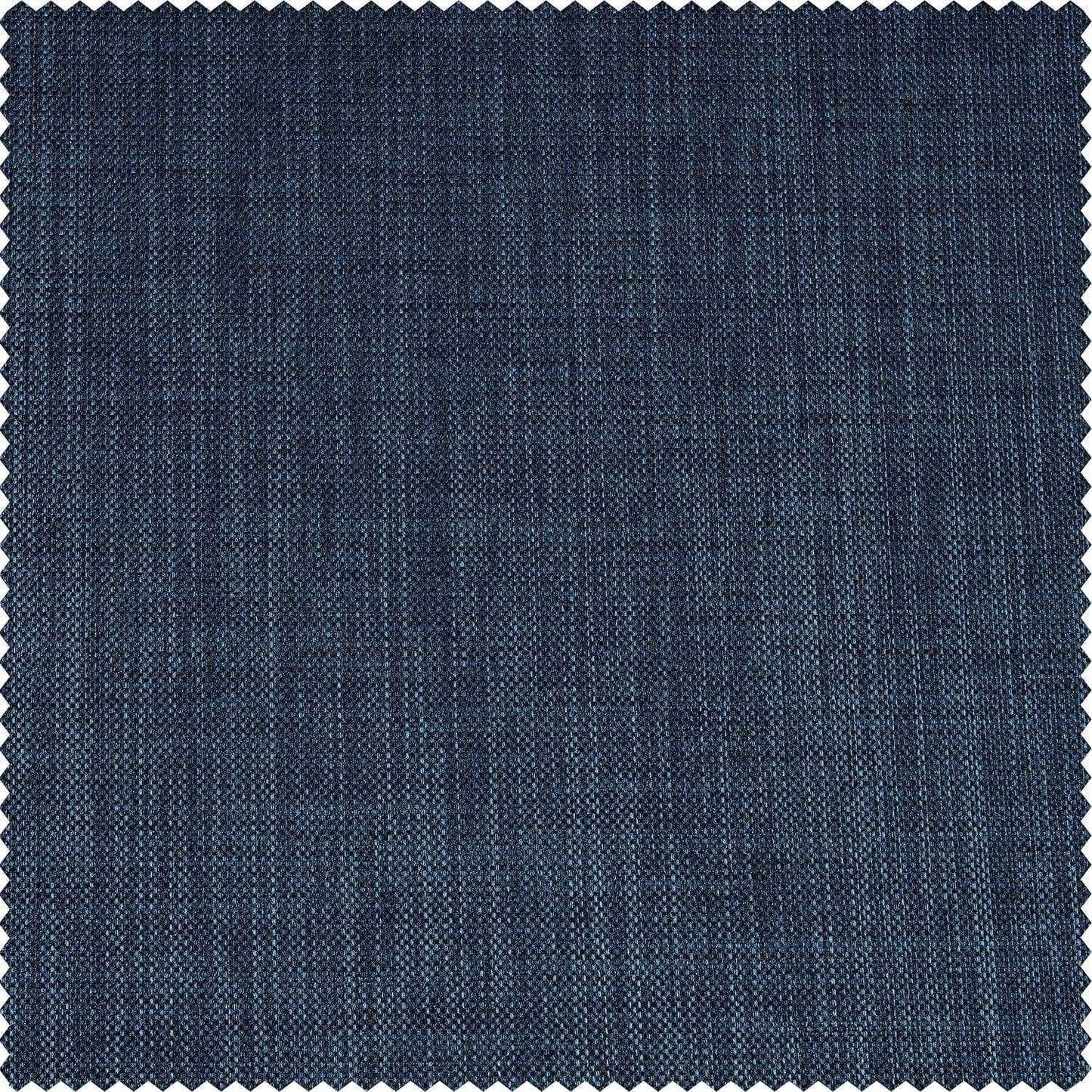 Dark Blue Performance Linen Hotel Blackout Swatch - HalfPriceDrapes.com