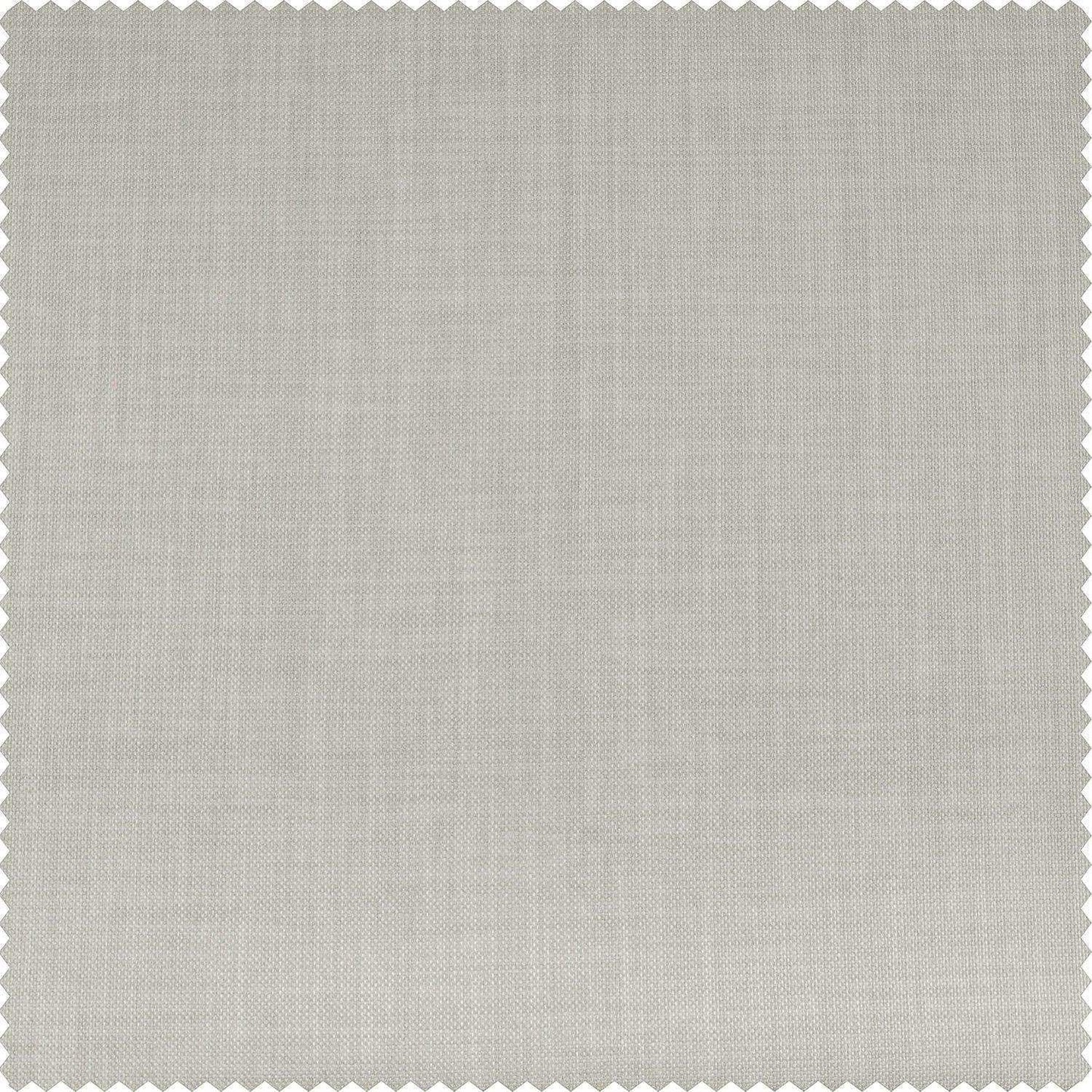 Warm White Performance Linen Custom Curtain