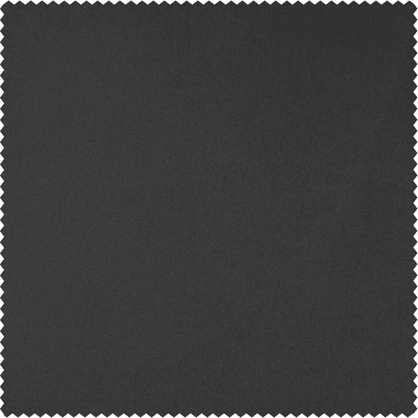 Millstone Grey Solid Cotton Blackout Swatch - HalfPriceDrapes.com