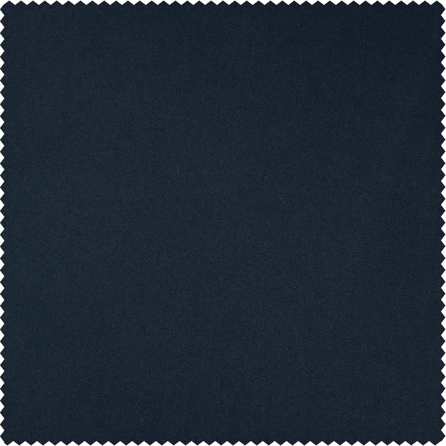 Polo Navy Solid Cotton Blackout Swatch - HalfPriceDrapes.com