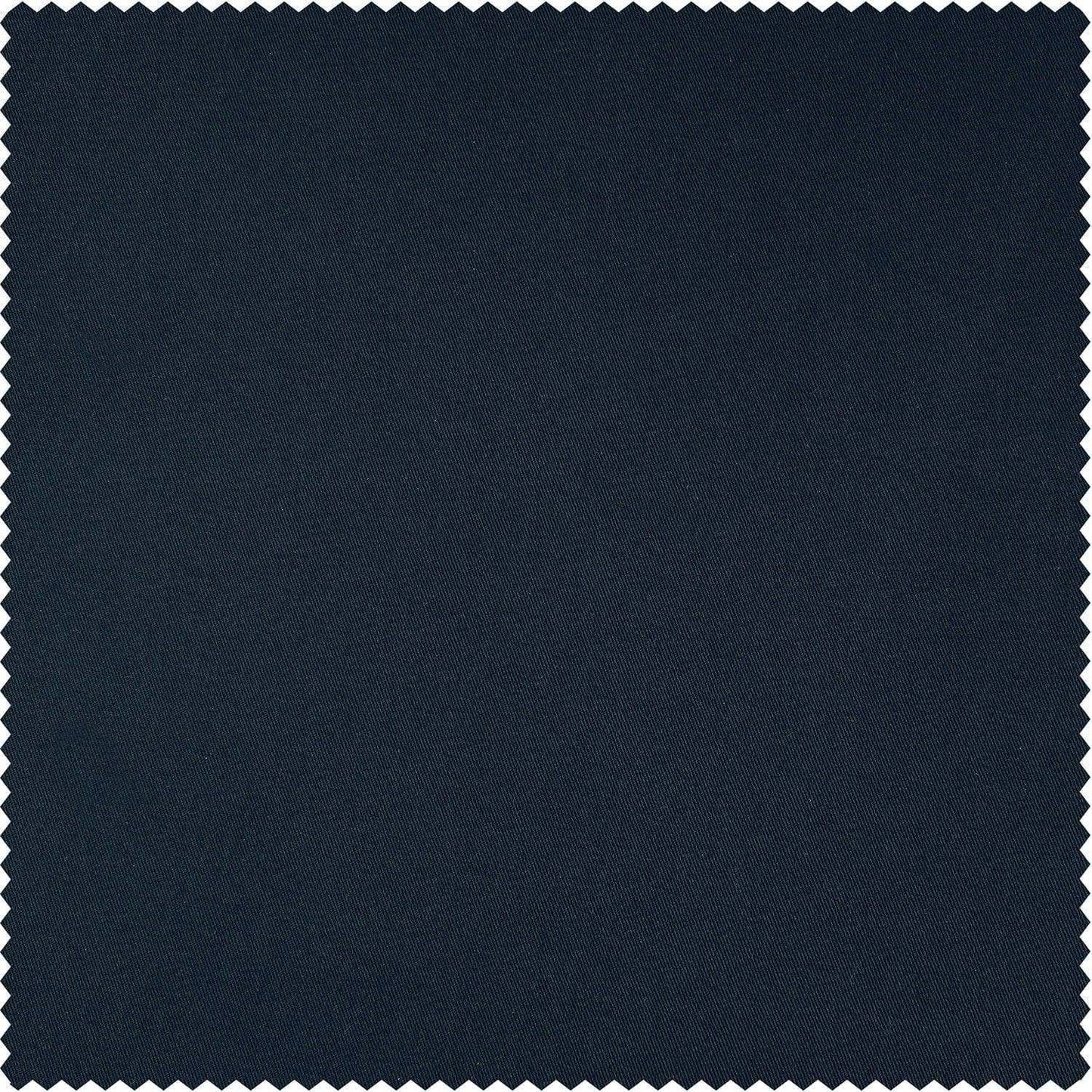 Polo Navy Solid Cotton Blackout Swatch - HalfPriceDrapes.com
