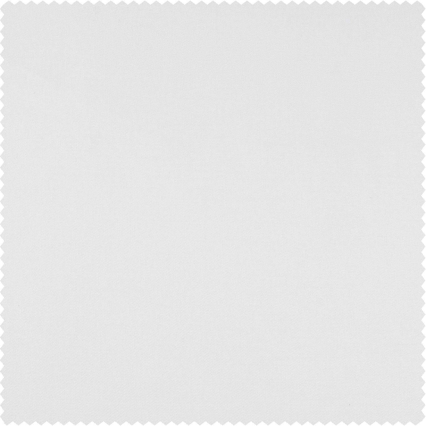 Whisper White Solid Cotton Blackout Swatch - HalfPriceDrapes.com