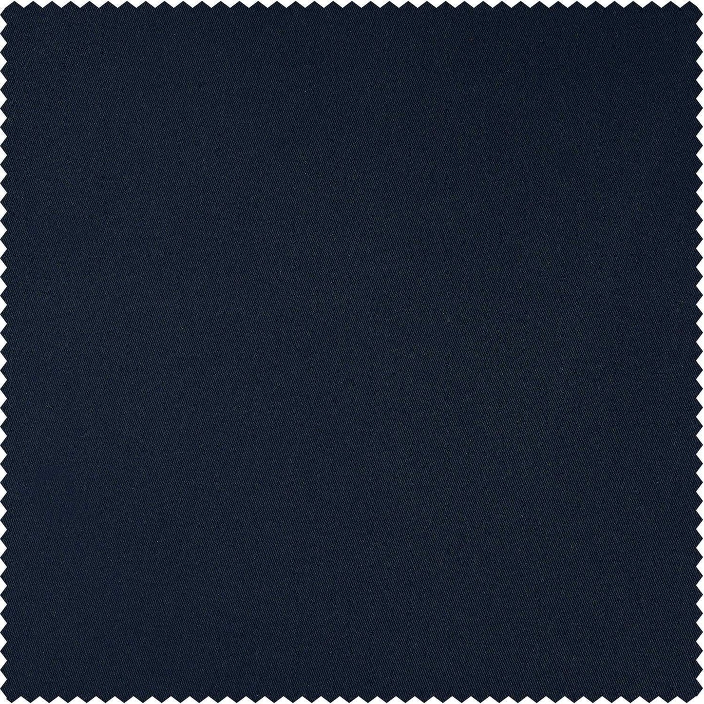 Dark Blue Solid Cotton Blackout Swatch - HalfPriceDrapes.com