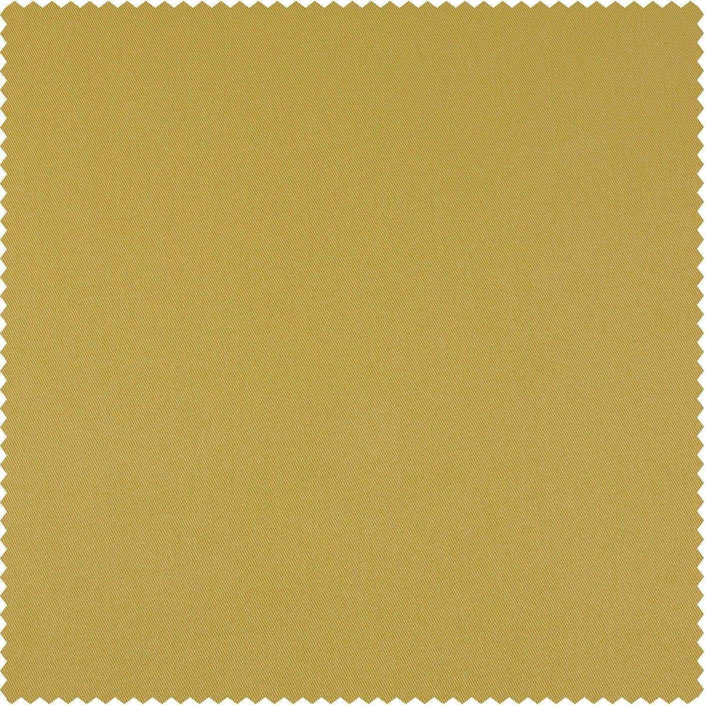 Light Ochre Solid Cotton Blackout Swatch - HalfPriceDrapes.com