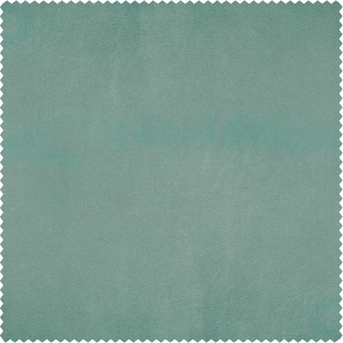 Robin's Egg Solid Faux Silk Taffeta Swatch - HalfPriceDrapes.com