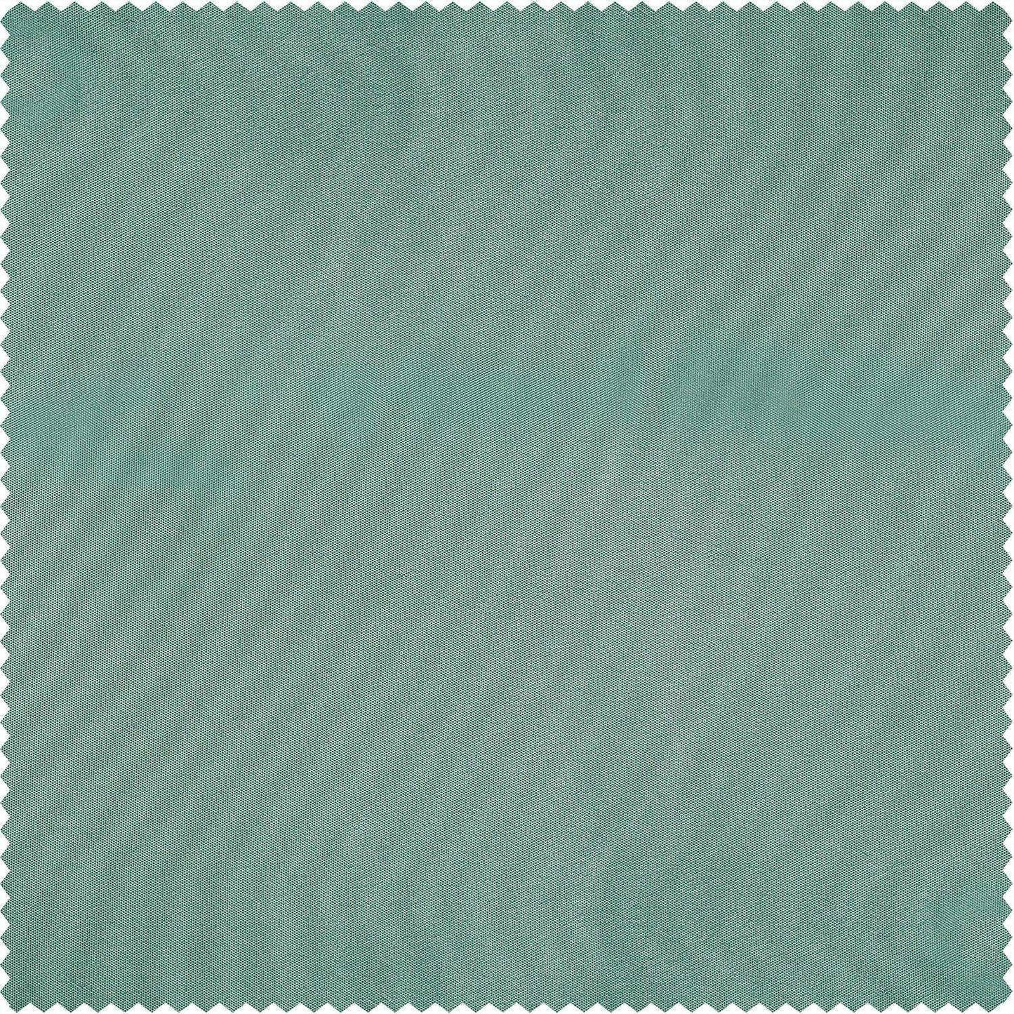 Robin's Egg Solid Faux Silk Taffeta Swatch - HalfPriceDrapes.com