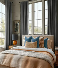 Pepper Grey Heritage Plush Velvet Custom Curtain