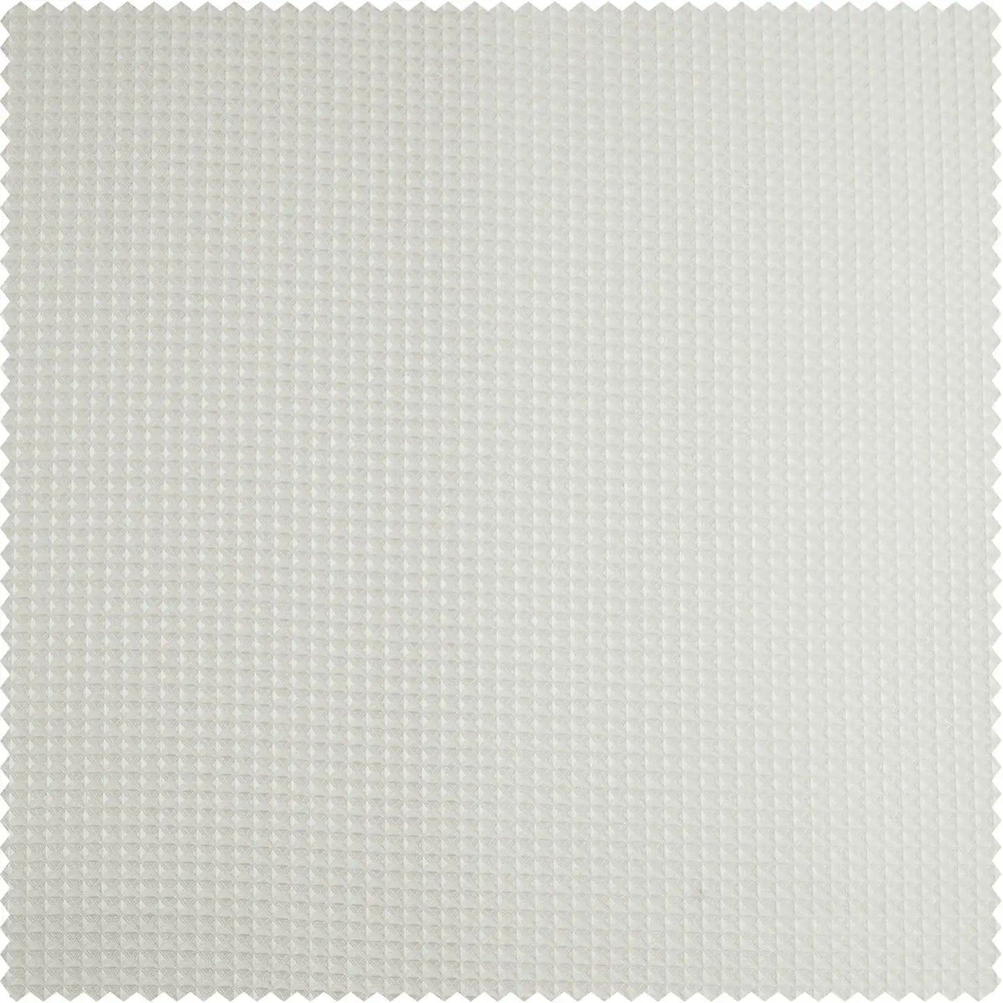 Off-White Modern Waffle & Heavyweight Fabric Shower Swatch